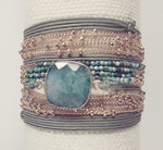 ASUKA BRACELET WRAP PRECIOUS STONES 4 CHAINS