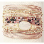 SENA BRACELET WRAP PRECIOUS STONES 3 CHAINS